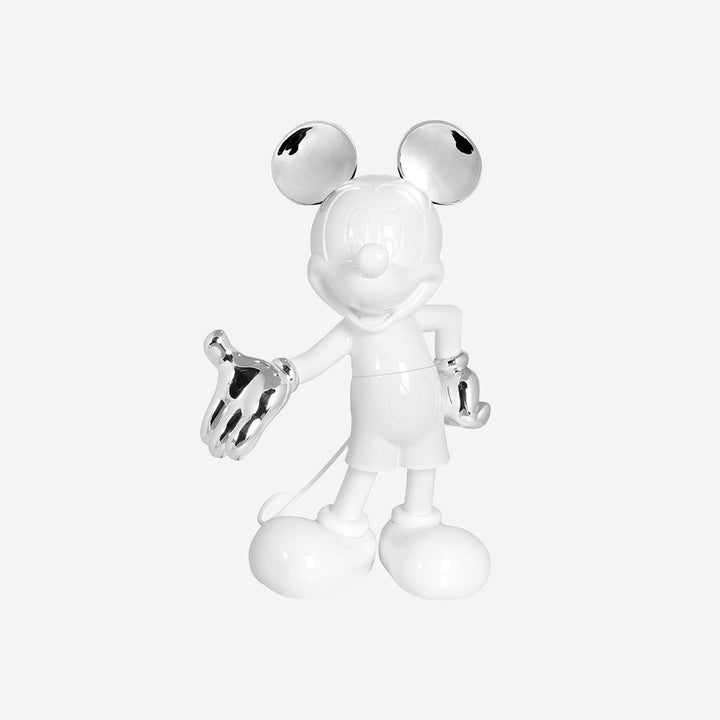 Mickey Welcome - Bicolore - White & Silver Medium