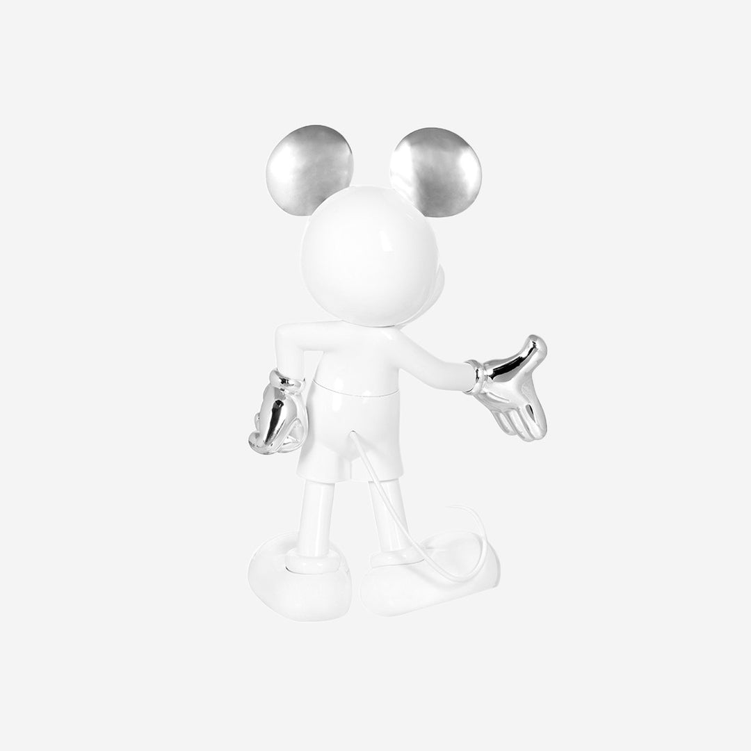 Mickey Welcome - Bicolore - White & Silver Medium