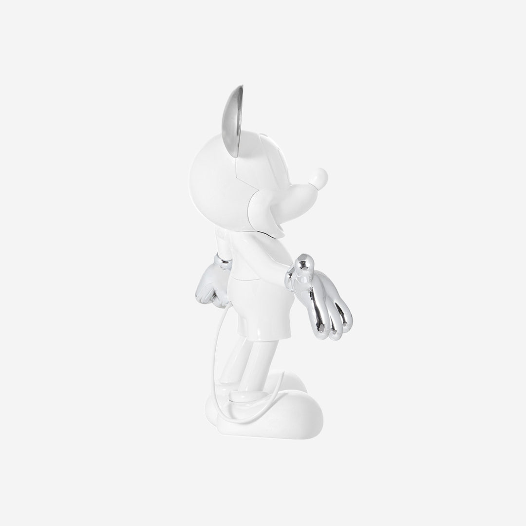 Mickey Welcome - Bicolore - White & Silver Medium