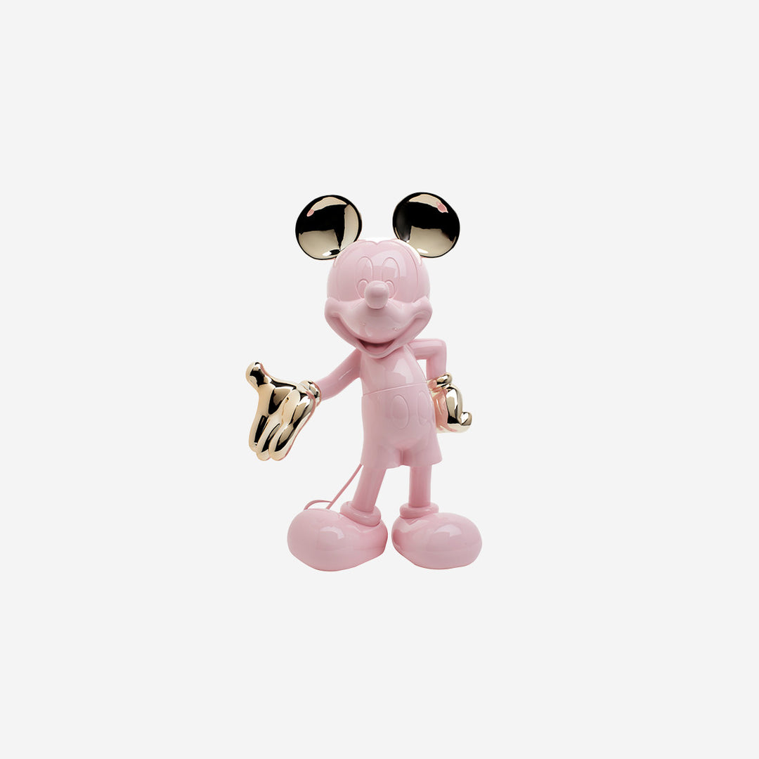 Mickey Welcome - Bicolore - Pink & Gold Small