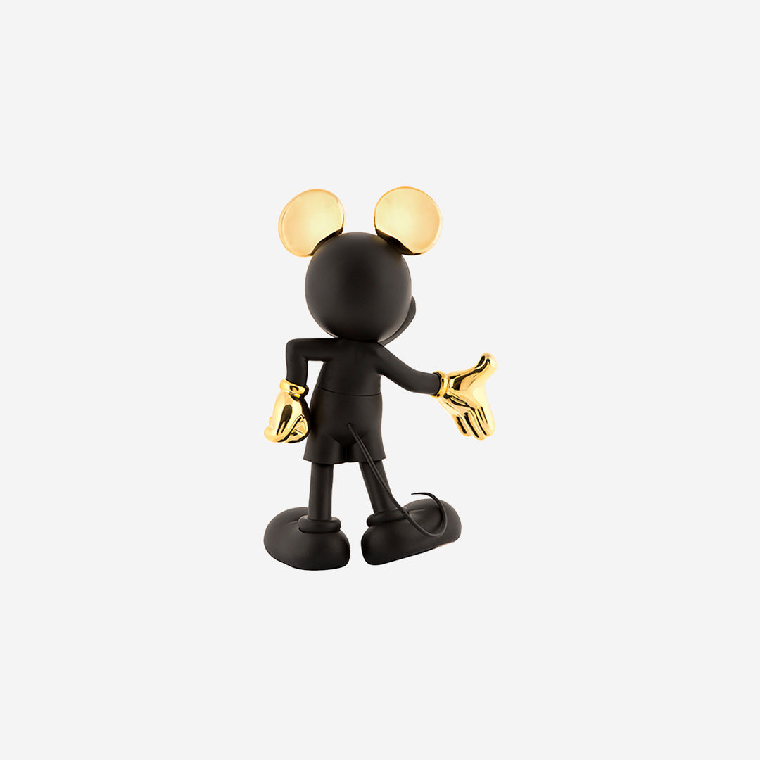 Mickey Welcome - Bicolore - Black & Gold Small
