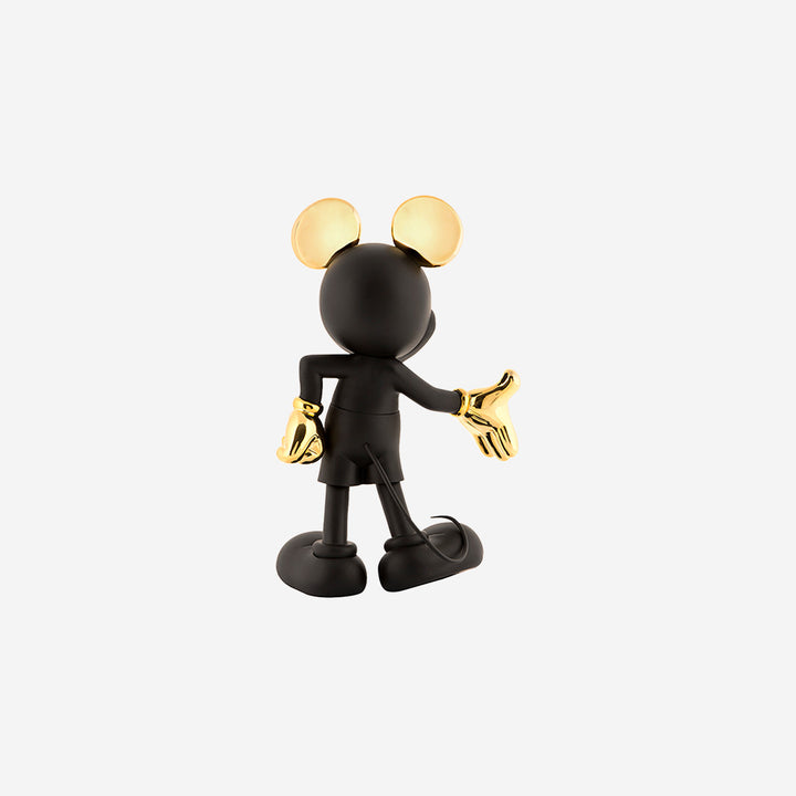 Mickey Welcome - Bicolore - Black & Gold Small