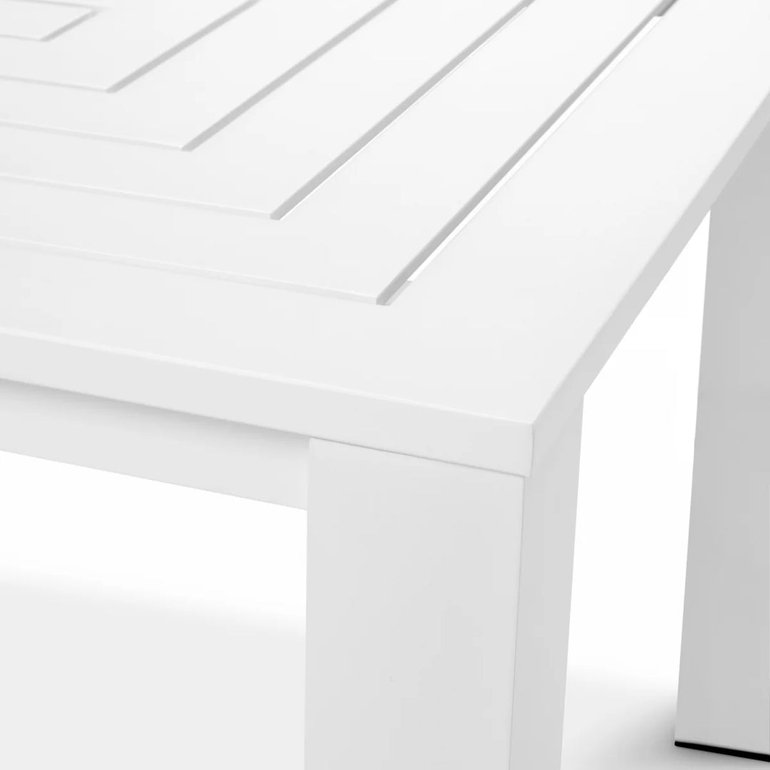 Outdoor Dining Table - Vistamar matte - White