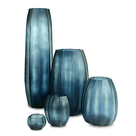 Vase - Koonam - Ocean Blue Indigo - XL