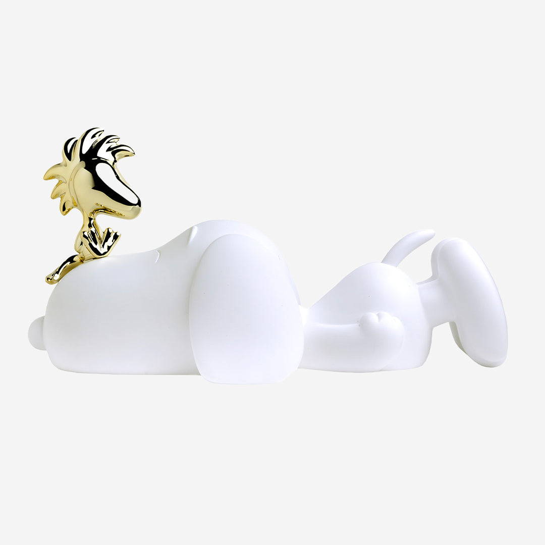 Snoopy & Woodstock - White & Gold - Medium