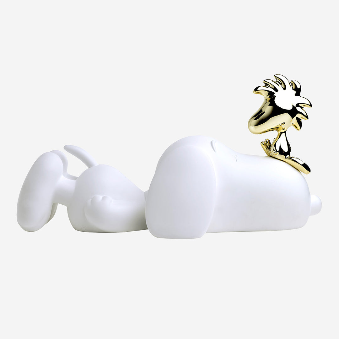 Snoopy & Woodstock - White & Gold - Medium