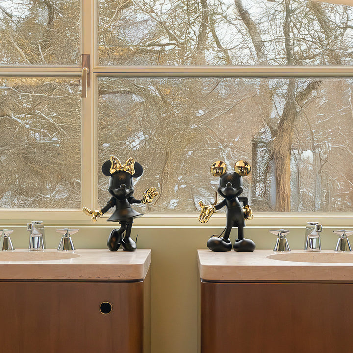 Minnie - Welcome Bicolor - Black & Gold Small