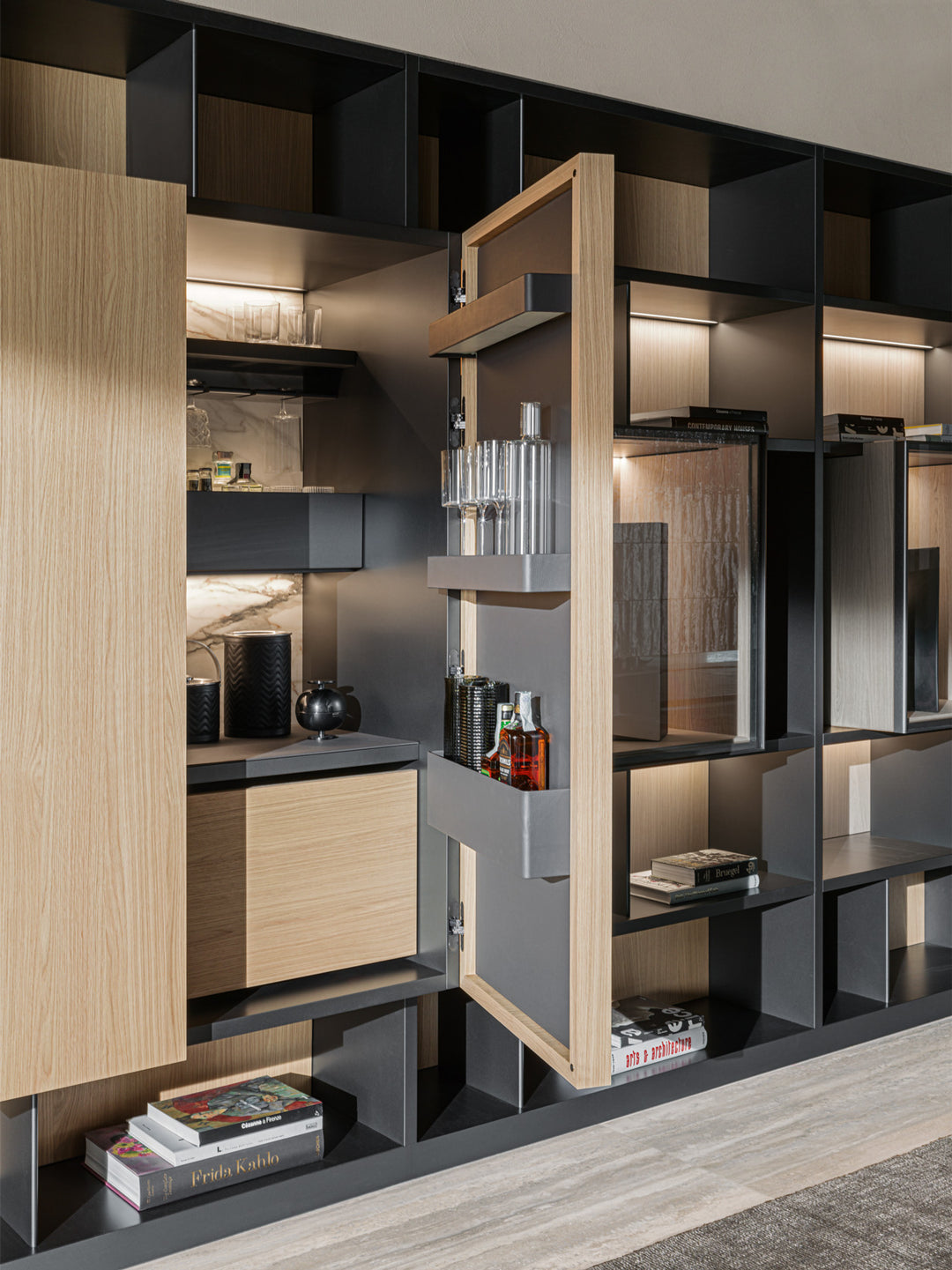 Living systems and bookshelves  - 505 UP System - By Nicola Gallizia