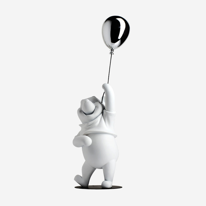 Winnie the Pooh - White & Silver - Medium