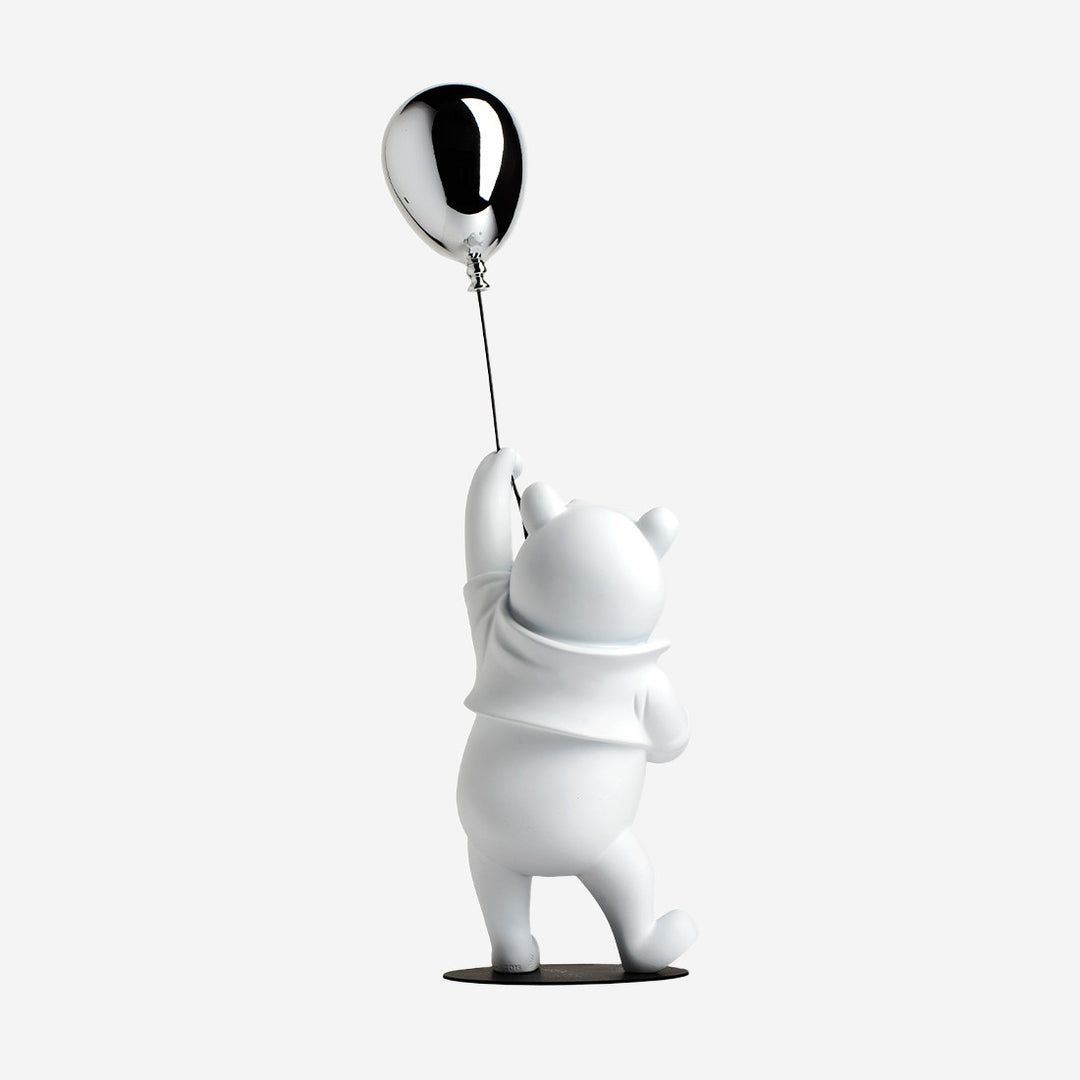 Winnie the Pooh - White & Silver - Medium