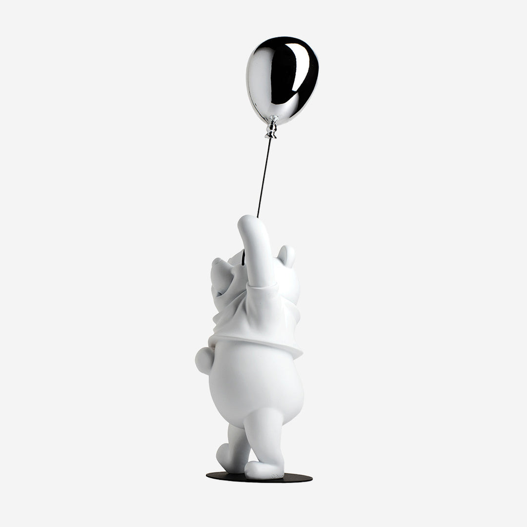 Winnie the Pooh - White & Silver - Medium