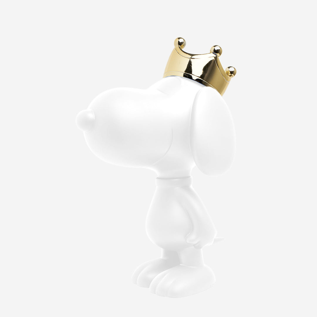 Snoopy - Crown Bicolor - White & Gold Large