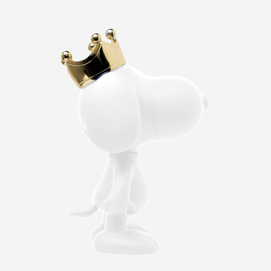 Snoopy - Crown Bicolor - White & Gold Small