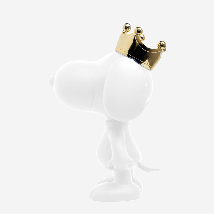 Snoopy - Crown Bicolor - White & Gold Small
