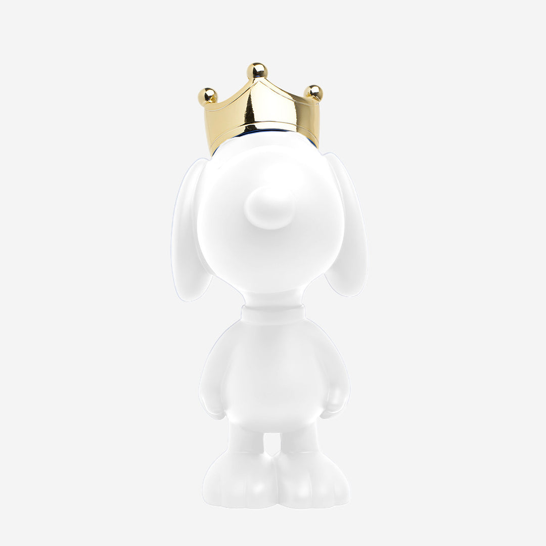 Snoopy - Crown Bicolor - White & Gold Small