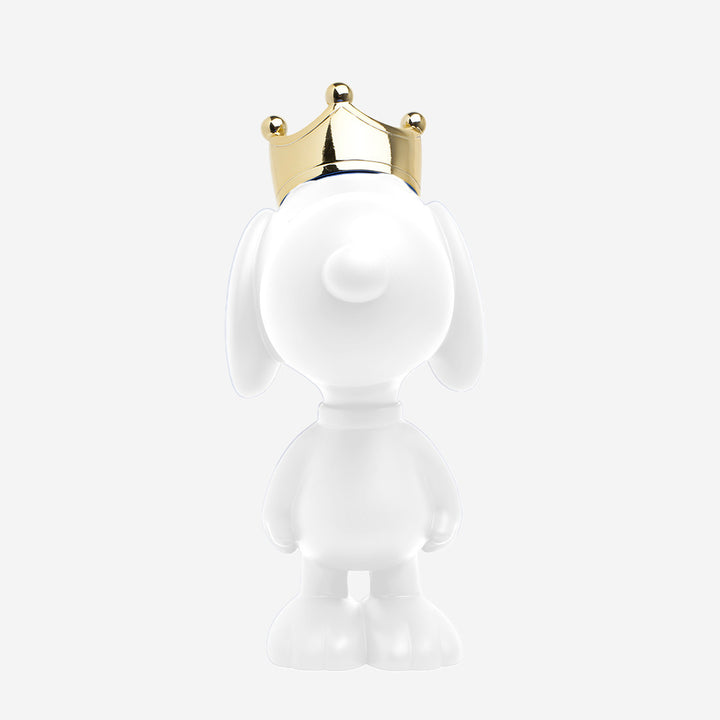 Snoopy - Crown Bicolor - White & Gold Small