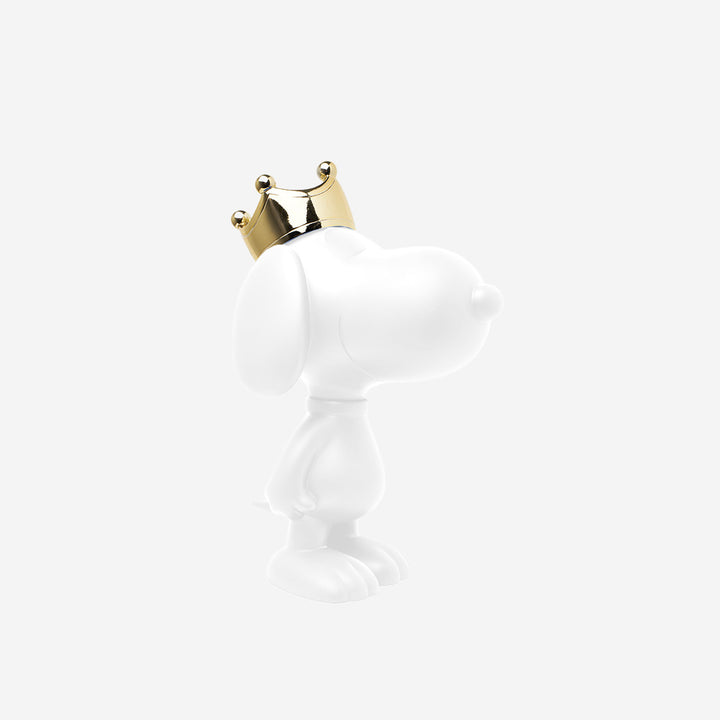 Snoopy - Crown Bicolor - White & Gold Medium