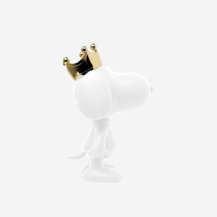 Snoopy - Crown Bicolor - White & Gold Medium