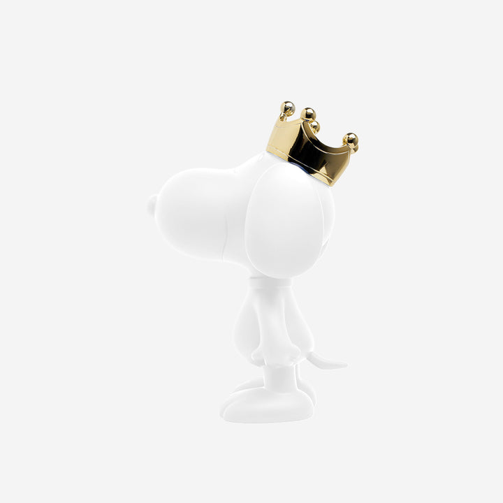 Snoopy - Crown Bicolor - White & Gold Medium