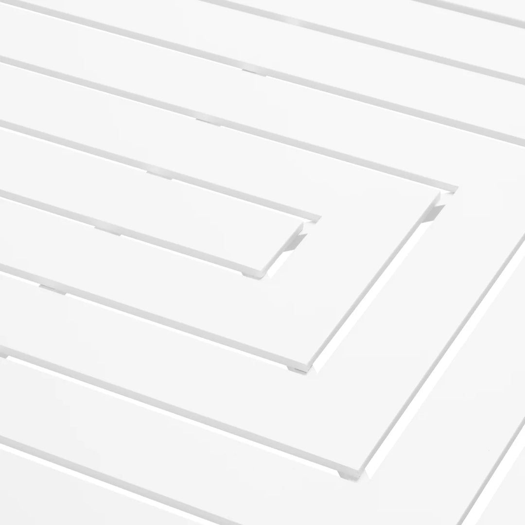 Outdoor Dining Table - Vistamar matte - White