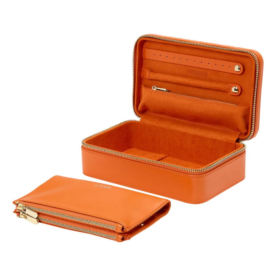 Medium Zip Case - Maria - Tangerine