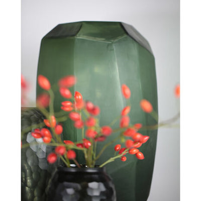 Vase - Cubistic - Black Steelgrey - Tall