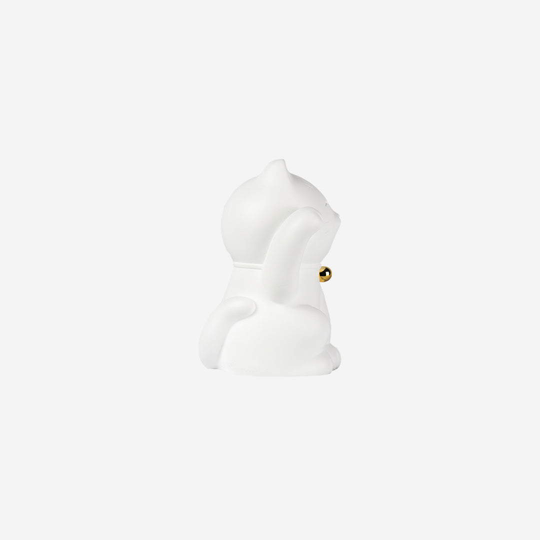 Maneki Neko - White & Gold - Small