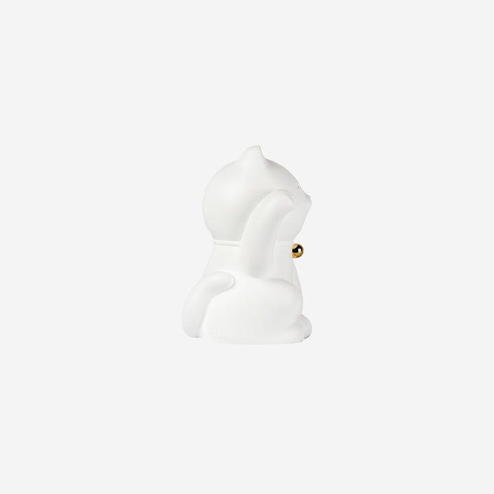 Maneki Neko - White & Gold - Small