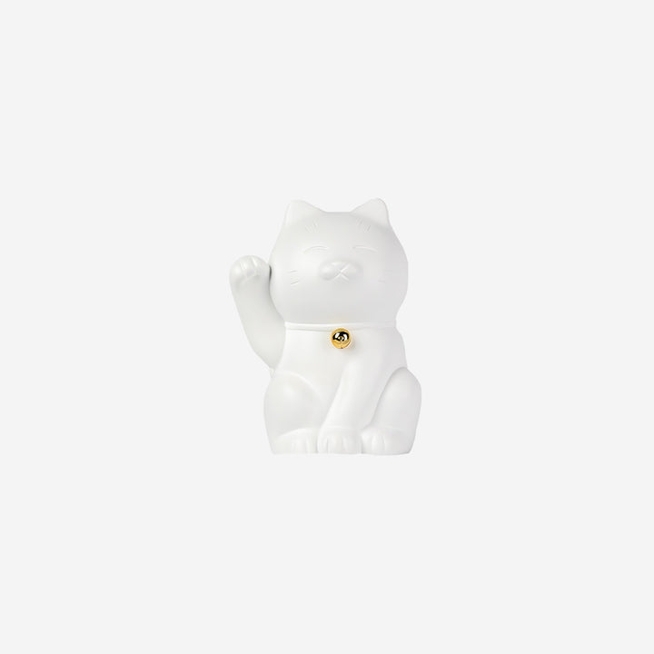 Maneki Neko - White & Gold - Small