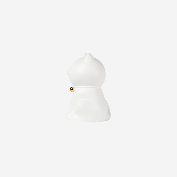 Maneki Neko - White & Gold - Small