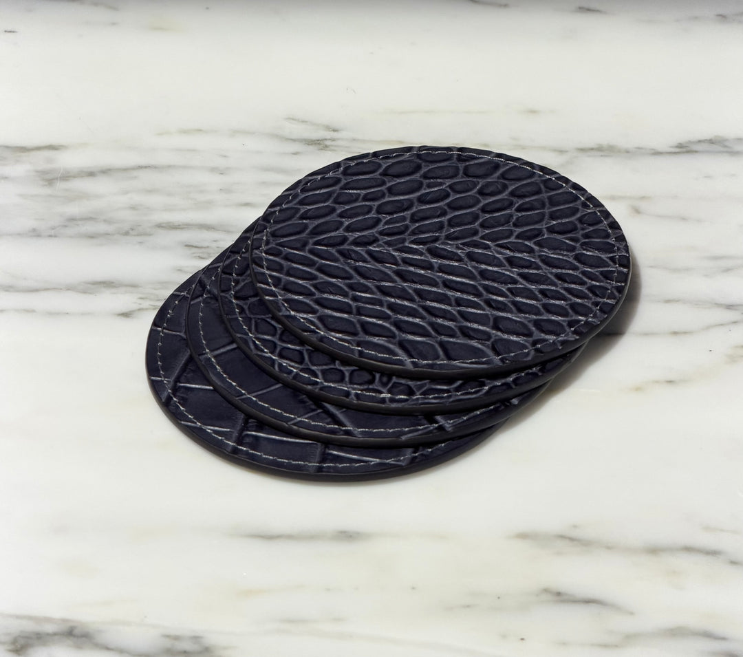 Round Coasters | Florida Dark Grey
