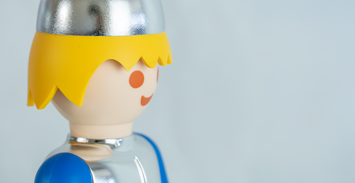 Playmobil - Vintage Blue Knight - Small