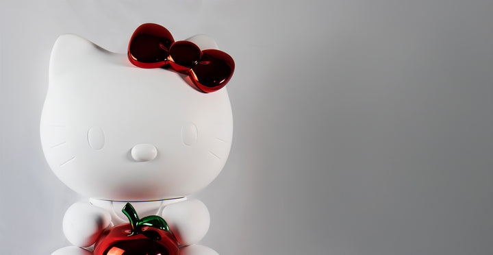 Hello Kitty Apple - Chromed White & Red - Small