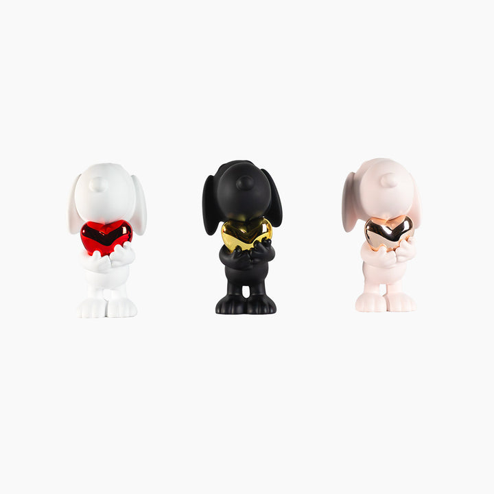 Set De Snoopy Heart Chromed - Extra Small