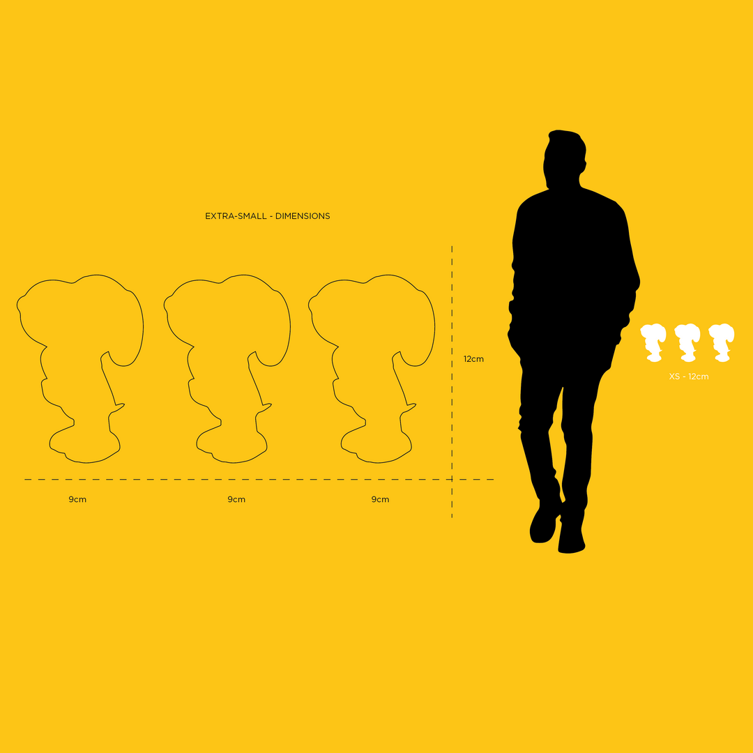 Set De Snoopy Heart Chromed - Extra Small