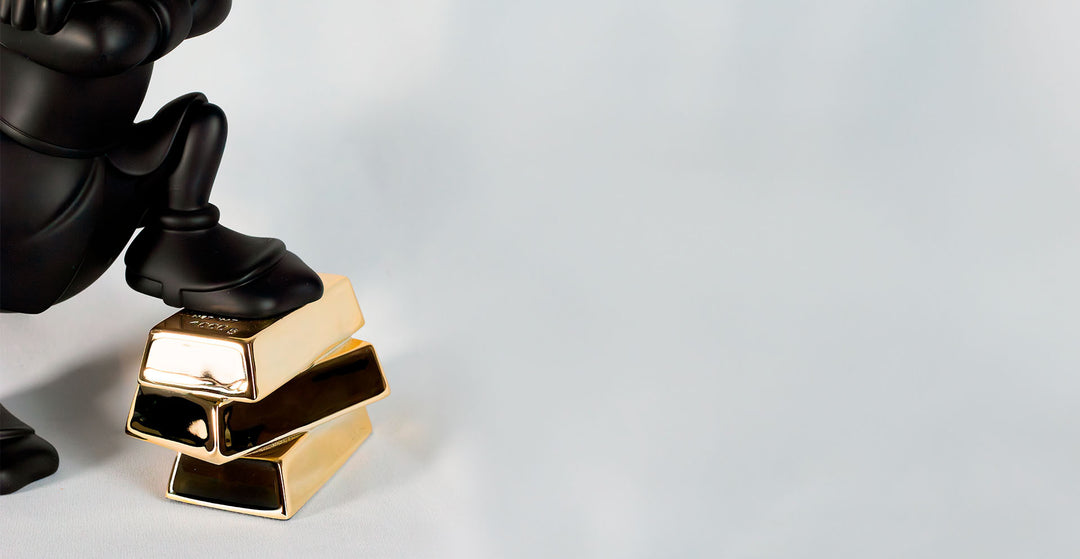 Uncle Scrooge Ingots - Mat Black & Chromad Gold - SMALL