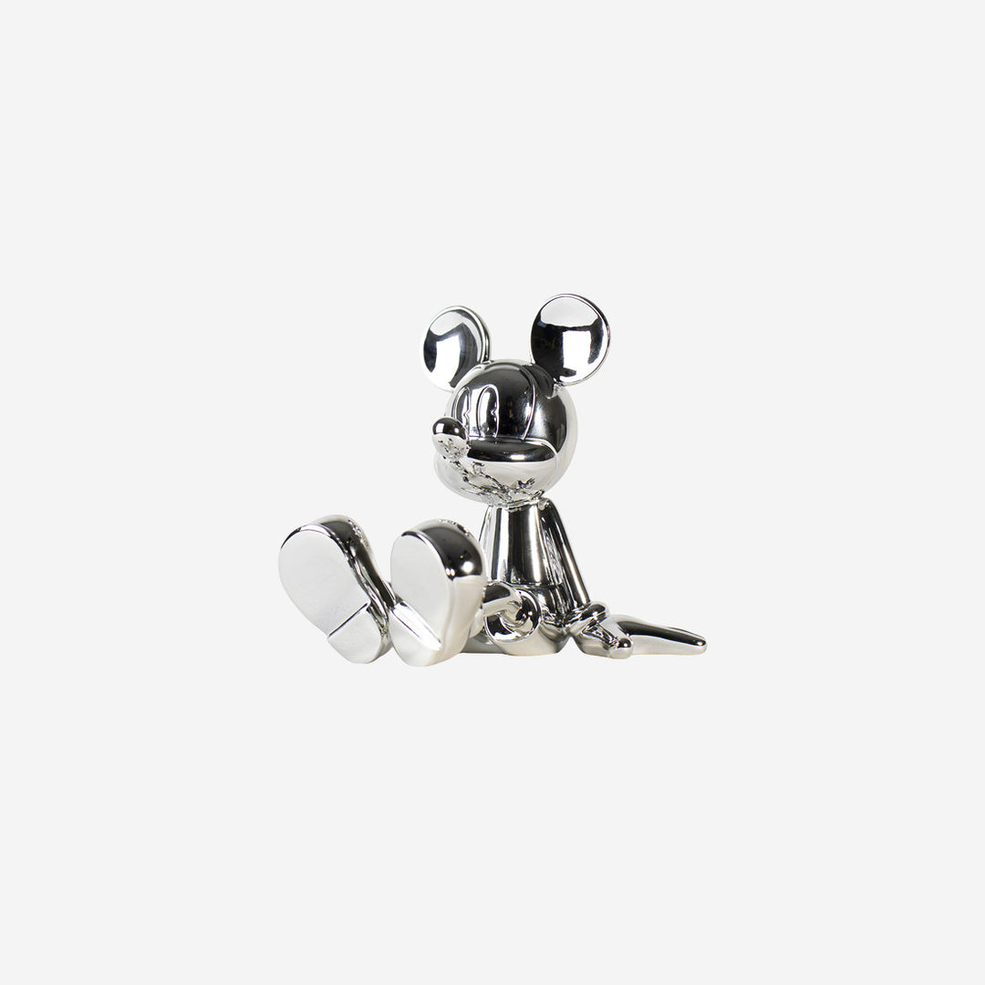Sitting Mickey - Marcel Wanders - Chrome Silver  - 12cm