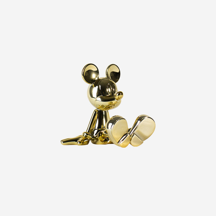 Sitting Mickey - Marcel Wanders -  Chrome Gold - 12cm