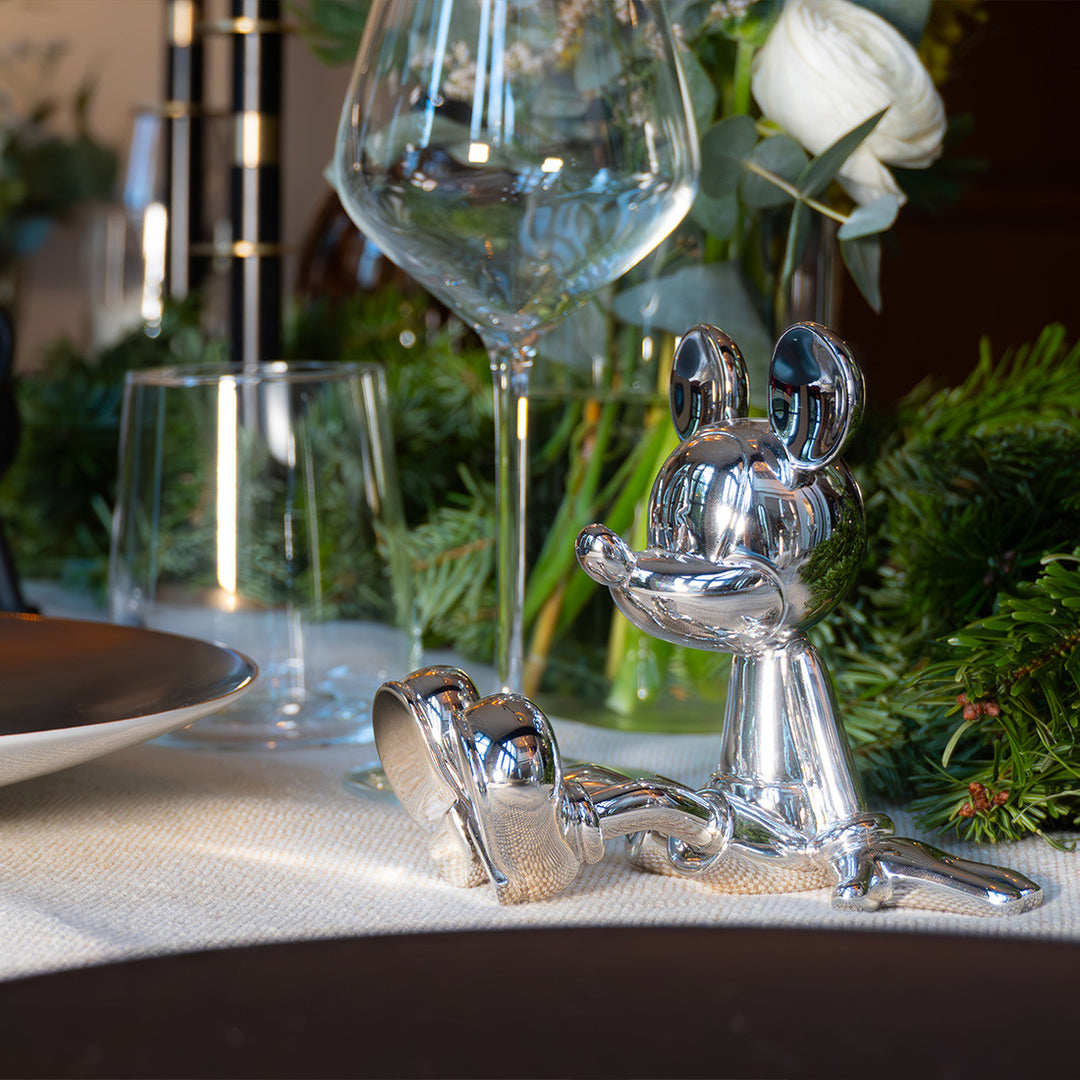Sitting Mickey - Marcel Wanders - Chrome Silver  - 12cm