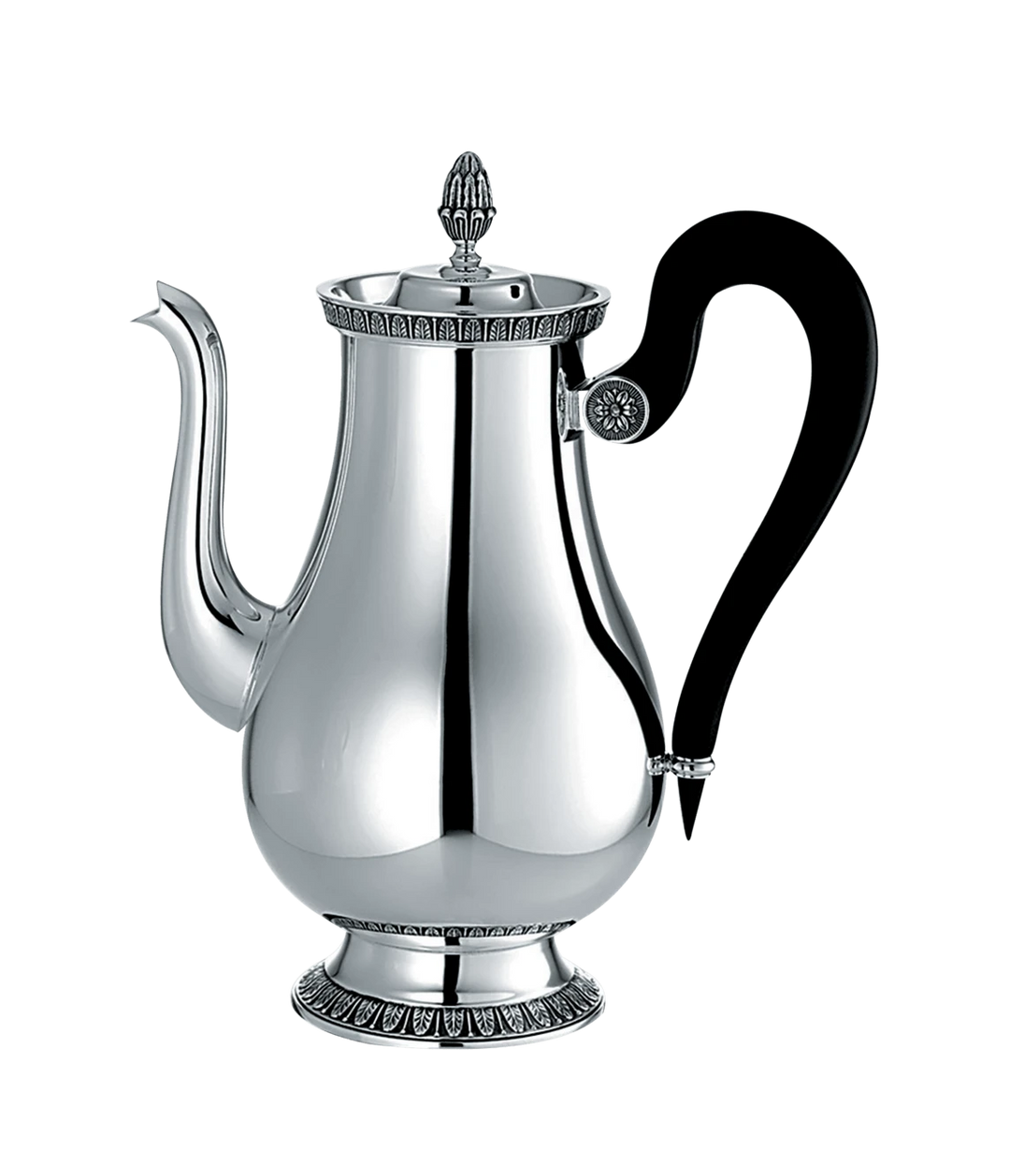 Malmaison - 10 Cup Coffee Pot - Silver plated