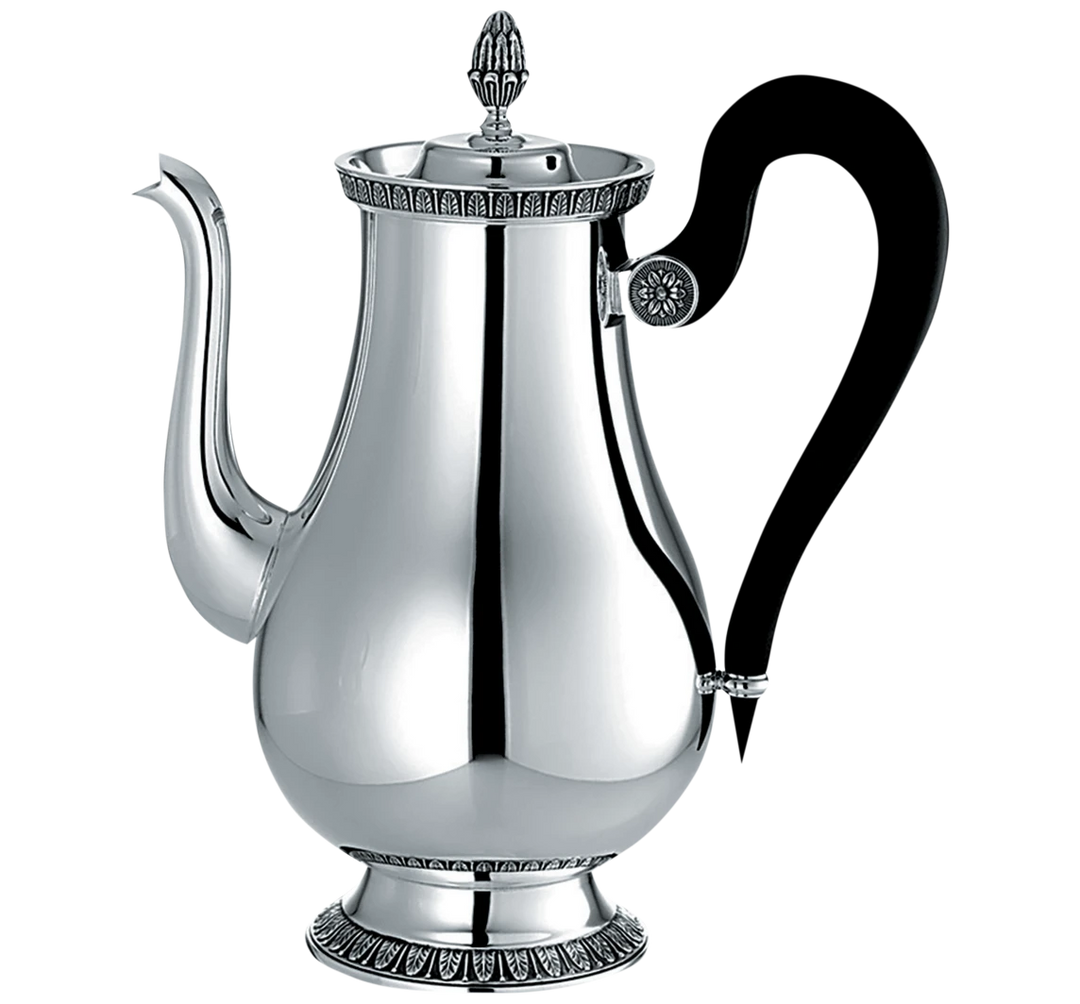 Malmaison - 10 Cup Coffee Pot - Silver plated