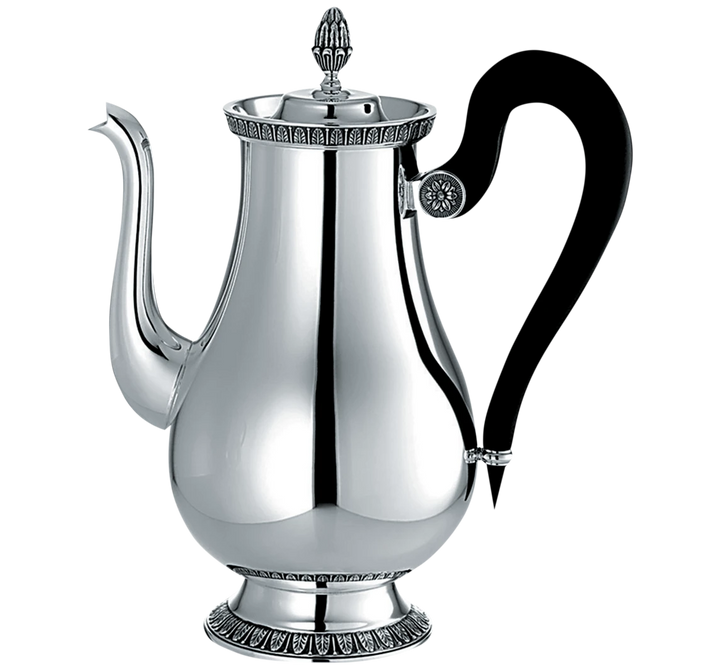 Malmaison - 10 Cup Coffee Pot - Silver plated