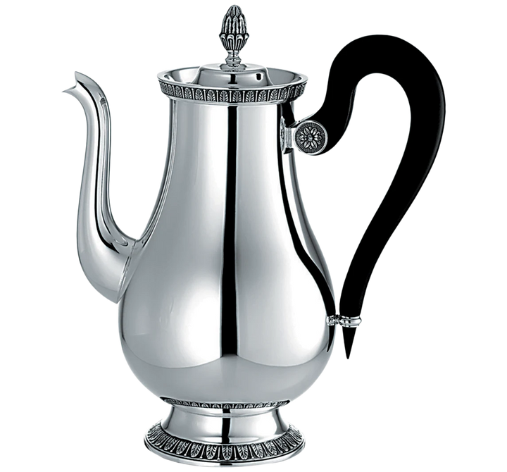 Malmaison - 10 Cup Coffee Pot - Silver plated