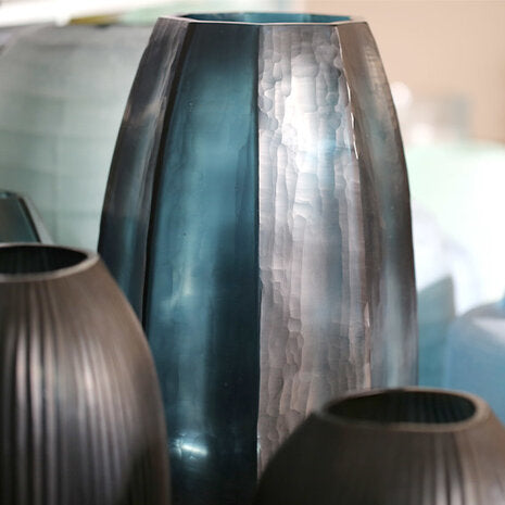 Vase - Koonam - Ocean Blue Indigo - XL