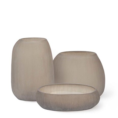 Vase - Clemente - Smokegrey - Round