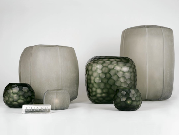 Vase - Tamatav - Smokegrey - Round