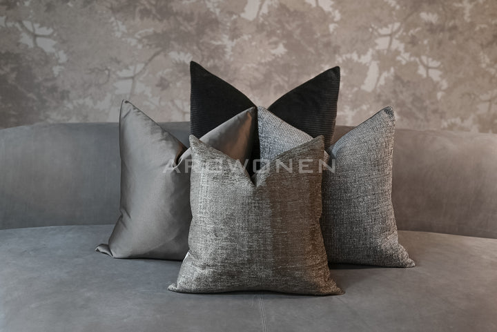 Decorative Cushion - Ribbelyn - Espresso Brown