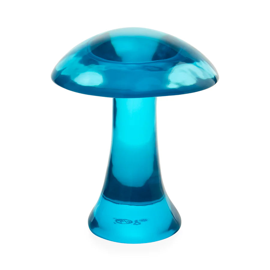 Turquoise Acrylic Mushroom