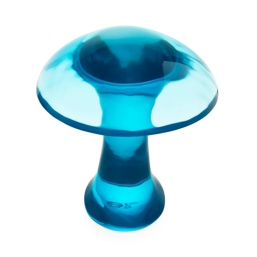 Turquoise Acrylic Mushroom