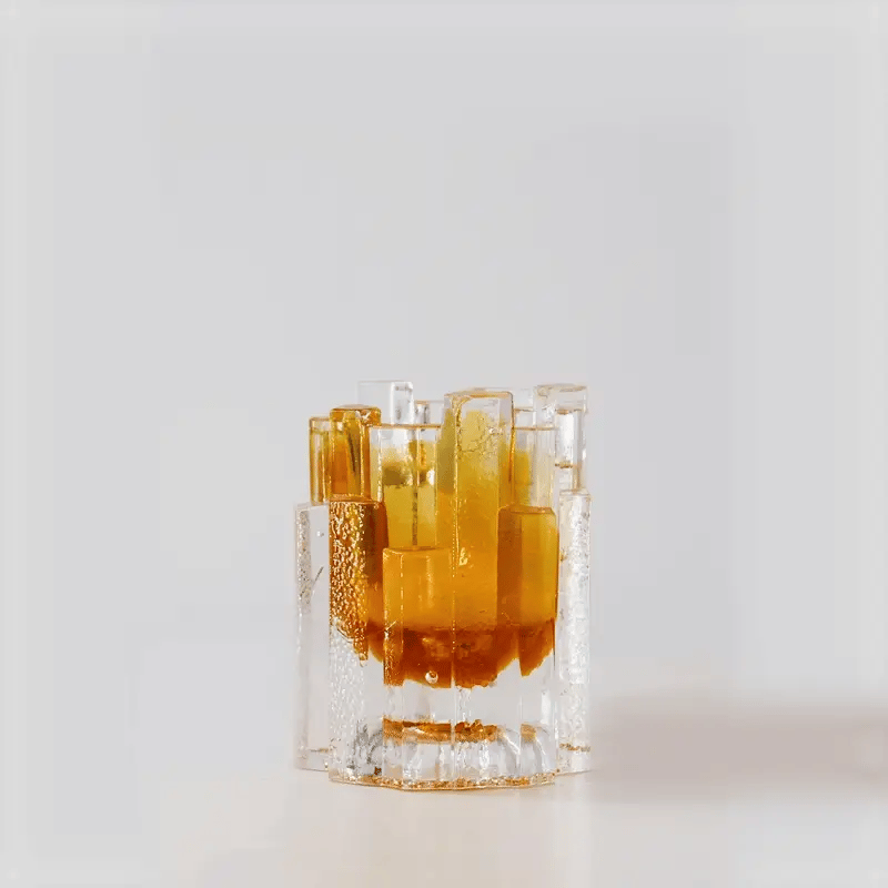 Hurricane - Boule Lamp Rock - Amber